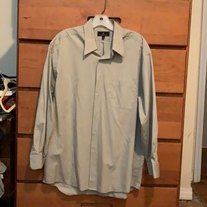 Valerio Garati light grey dress shirt with pocket